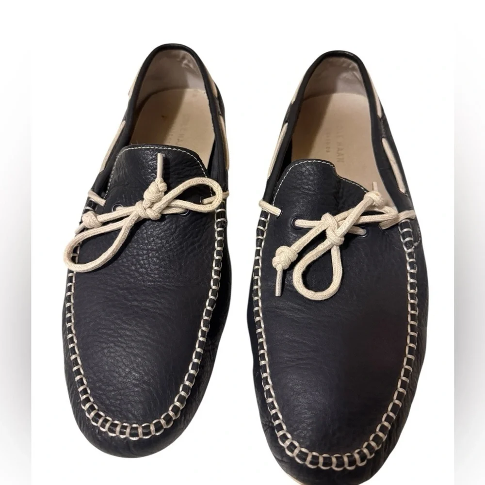 Cole Haan Men's Nevey Blue Leather Loafers